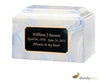 Image of Blue Onyx Cultured Marble Cremation Urn - Divinity Urns
