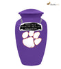 Image of Clemson University Tigers Purple Memorial Cremation Urn,  Sports Urn - Divinity Urns