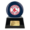 Image of Baseball Cremation Urn with Optional Boston Red Sox Ball Decor and Custom Metal Plaque -  product_seo_description -  Baseball -  Divinity Urns.