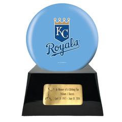 Baseball Cremation Urn with Optional Kansas City Royals Ball Decor and Custom Metal Plaque -  product_seo_description -  Baseball -  Divinity Urns.