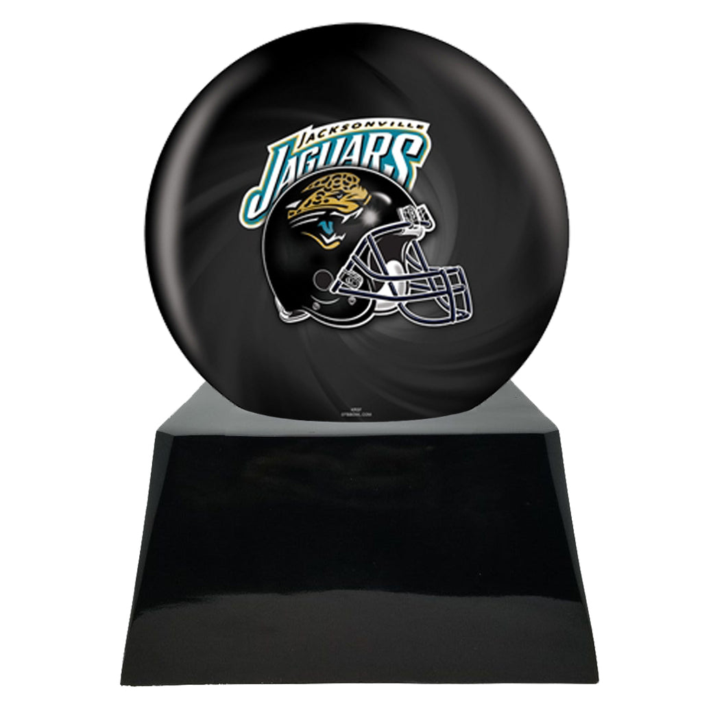 Football Cremation Urn with Optional Jacksonville Jaguars Ball Decor and Custom Metal Plaque -  product_seo_description -  Sports Urn -  Divinity Urns.