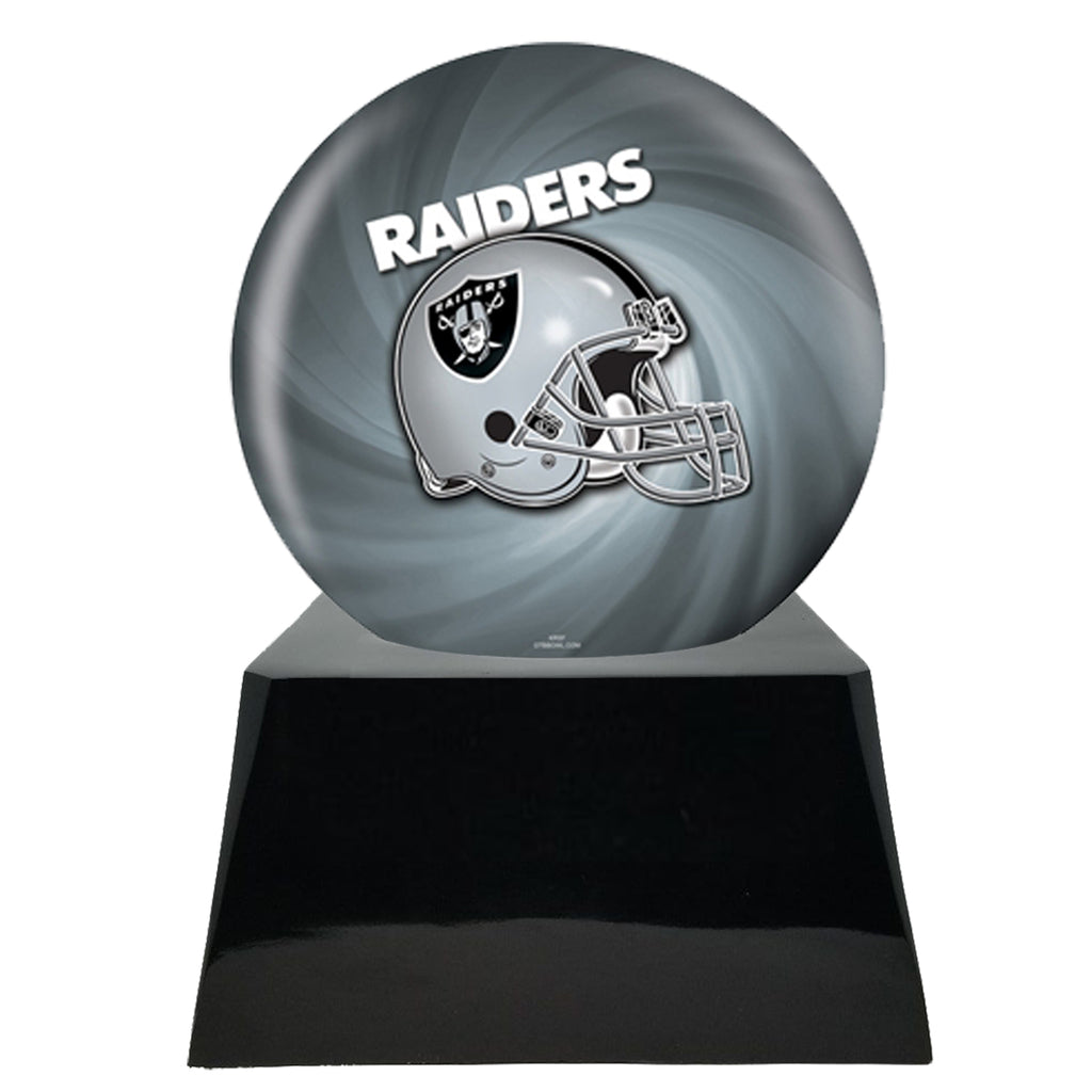 Football Cremation Urn with Optional Las Vegas Raiders Ball Decor and Custom Metal Plaque -  product_seo_description -  Sports Urn -  Divinity Urns.