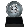 Image of Football Cremation Urn with Optional Las Vegas Raiders Ball Decor and Custom Metal Plaque -  product_seo_description -  Sports Urn -  Divinity Urns.