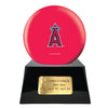 Image of Baseball Cremation Urn with Optional Los Angeles Angels Of Anaheim Ball Decor and Custom Metal Plaque -  product_seo_description -  Baseball -  Divinity Urns.