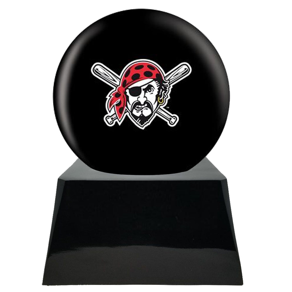 Baseball Cremation Urn with Optional Pittsburgh Pirates Ball Decor and Custom Metal Plaque -  product_seo_description -  Baseball -  Divinity Urns.