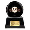 Image of Baseball Cremation Urn with Optional San Francisco Giants Ball Decor and Custom Metal Plaque -  product_seo_description -  Sports Urn -  Divinity Urns.