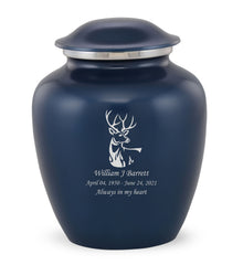 Grace Deer Custom Engraved Adult Cremation Urn for Ashes in Blue,  Grace Urns - Divinity Urns