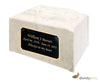 Image of Diamond Pillared Cultured Marble Adult Cremation Urn - Divinity Urns