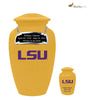 Image of Gold Louisiana State University Tigers Memorial Cremation Urn,  Sports Urn - Divinity Urns