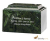 Image of Green Ascota Cultured Marble Cremation Urn,  Cultured Marble Urn - Divinity Urns
