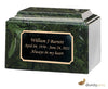 Image of Evergreen Cultured Marble Cremation Urn - Divinity Urns
