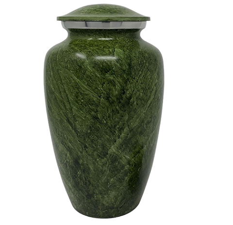Chartreuse Alloy Cremation Urn -  product_seo_description -  Alloy Urns -  Divinity Urns.
