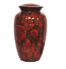 Crimson Autumn Alloy Cremation Urn -  product_seo_description -  Alloy Urns -  Divinity Urns.