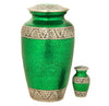 Image of Classic Royal Green Alloy Cremation Urn -  product_seo_description -  Alloy Urns -  Divinity Urns.