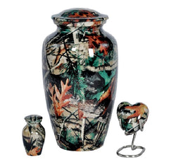Modern Camouflage Cremation Urn: Design 0 -  product_seo_description -  Adult Urn -  Divinity Urns.