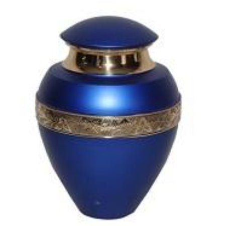 Ikon Serene Blue Cremation Urn -  product_seo_description -   -  Divinity Urns.