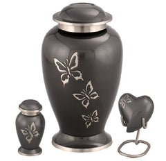 Eternal Butterfly Adult Brass Cremation Urn -  product_seo_description -  Brass Urn -  Divinity Urns.