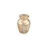 Image of Elite Mother of Pearl Brass Cremation Urn -  product_seo_description -  Brass Urn -  Divinity Urns.