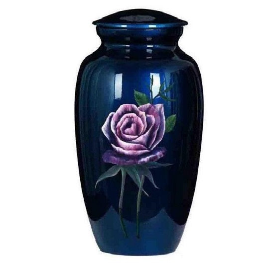 Rose of Memory Hand Painted Cremation Urn -  product_seo_description -  Adult Urn -  Divinity Urns.