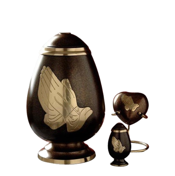 Bronze Cross Cremation Urn for Human Ashes –