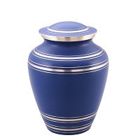 Elite Onyx Blue Cremation Urn -  product_seo_description -  Adult Urn -  Divinity Urns.