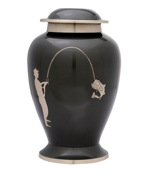 Fishing Classic Sports Cremation Urn -  product_seo_description -  Sports Urn -  Divinity Urns.