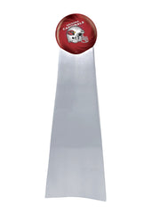 Championship Trophy Cremation Urn With Optional Arizona Cardinals Ball Décor And Custom Metal Plaque