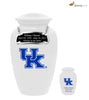 Image of University of Kentucky Wildcats Memorial Cremation Urn - White - Divinity Urns