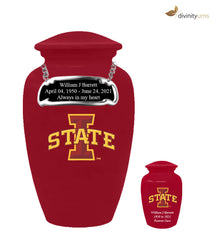 Iowa State Football Collegiate Cremation Urn