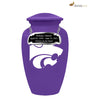 Image of Kansas State Wildcats Collegiate Football Cremation Urn - Purple,  Sports Urn - Divinity Urns