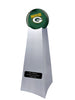 Image of Championship Trophy Cremation Urn with Optional Green Bay Packers Ball Decor and Custom Metal Plaque - Divinity Urns