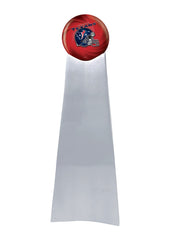 Championship Trophy Cremation Urn with Optional Houston Texans Ball Decor and Custom Metal Plaque