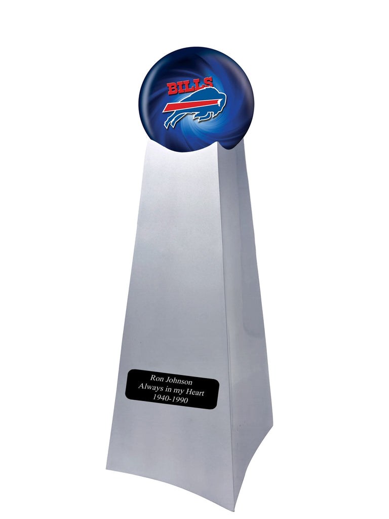 Championship Trophy Cremation Urn with Optional Buffalo Bills Ball Decor and Custom Metal Plaque - Divinity Urns