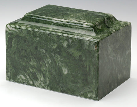 Emerald Deluxe Cultured Marble Cremation Urn - Divinity Urns