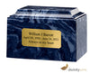 Image of Midnight Blue Cultured Marble Cremation Urn,  Cultured Marble Urn - Divinity Urns