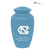 Image of University of North Carolina Tar Heels Blue Memorial Cremation Urn,  Sports Urn - Divinity Urns