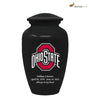Image of Ohio State Football Collegiate Classic Urn - Black Funeral Urn,  Sports Urn - Divinity Urns