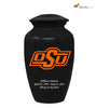 Image of Oklahoma State University Cowboys Black Memorial Cremation Urn,  Sports Urn - Divinity Urns