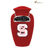 Image of Red North Carolina State Wolfpack Collegiate Cremation Urn,  Sports Urn - Divinity Urns