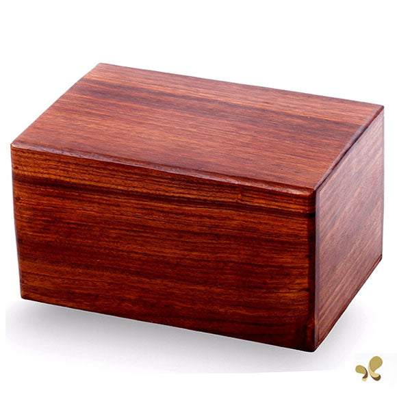 Solid Rosewood Cremation Urn - Plain Design -  product_seo_description -  Adult Urn -  Divinity Urns.