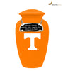 Image of University of Tennessee Volunteers Orange Memorial Cremation Urn,  Sports Urn - Divinity Urns