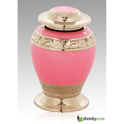 Delta Baby Pink Infant Cremation Urn -  product_seo_description -  Infant urn -  Divinity Urns.
