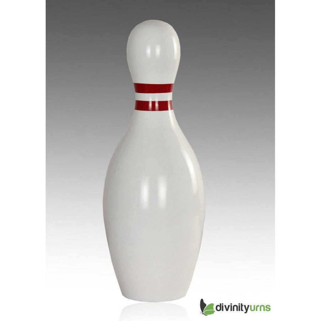 Bowling Pin Classic Sports Cremation Urn -  product_seo_description -  Sports Urn -  Divinity Urns.