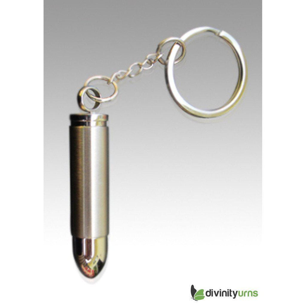 Bullet Stainless Steel Key Chain Keepsake Cremation Jewelry -  product_seo_description -  Memorial Ceremony Supplies -  Divinity Urns.