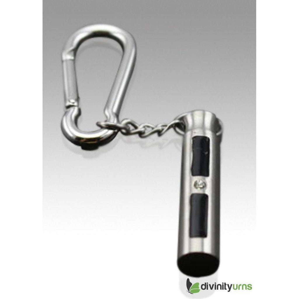 Classic Cylinder Keepsake Key Chain For Cremation Ashes -  product_seo_description -  Memorial Ceremony Supplies -  Divinity Urns.
