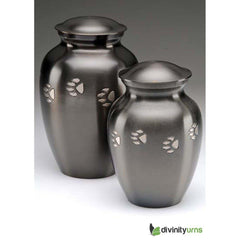 Image of Classic Paw Print Pet Crimation Urn