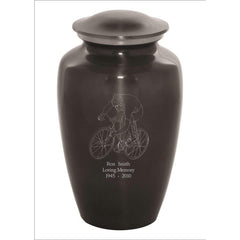 Bicycle Custom Engraved Sports Urn for Ashes -  product_seo_description -  Sports Urn -  Divinity Urns.