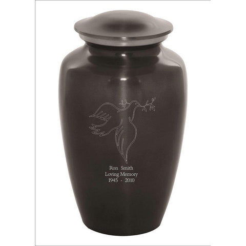 Custom Engraved Dove Sports Urn -  product_seo_description -  Sports Urn -  Divinity Urns.