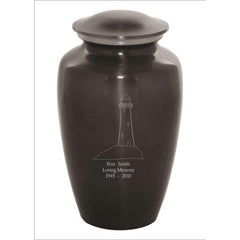 Custom Engraved Light House Sports Urn -  product_seo_description -  Sports Urn -  Divinity Urns.
