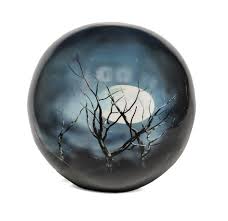 Midnight Moon Sphere of Life Adult Cremation Urn -  product_seo_description -  Urn For Human Ashes -  Divinity Urns.